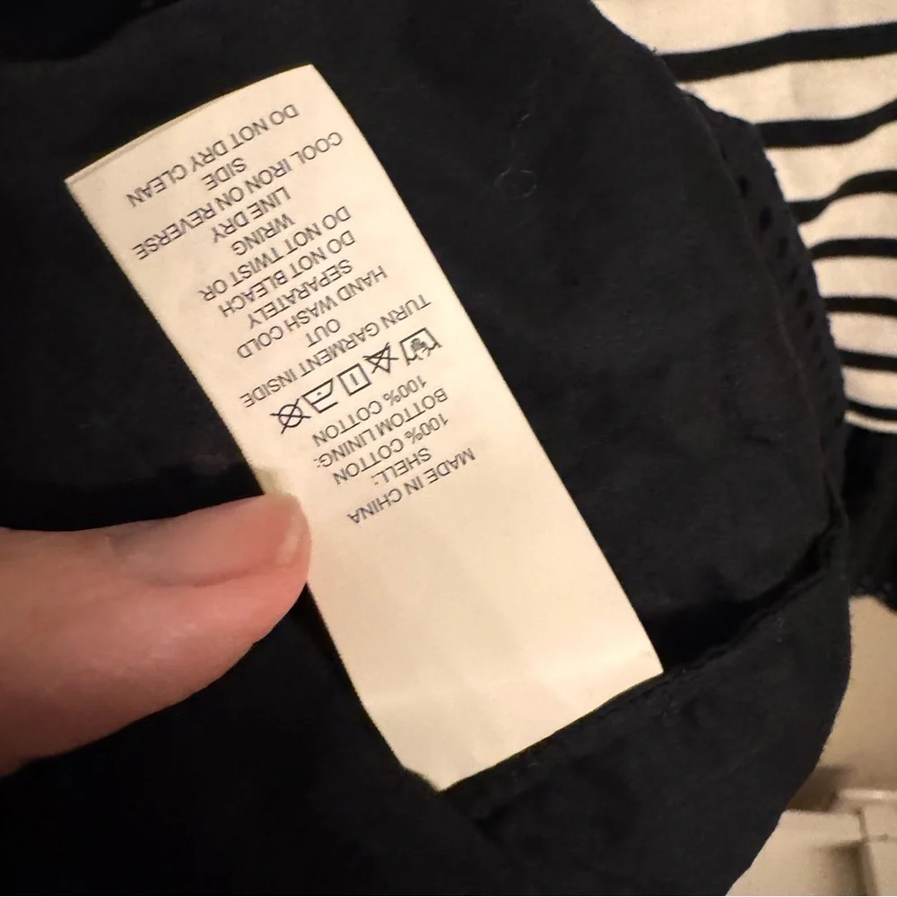 KATE‎ SPADE x BROOME STREET Dot Eyelet Stripe Dress